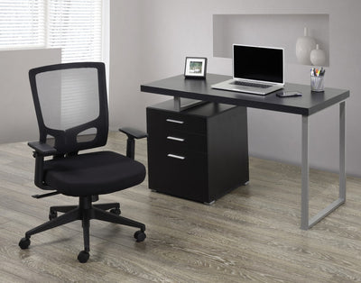 Brassex-Office-Desk-Chair-Set-Black-12365-12