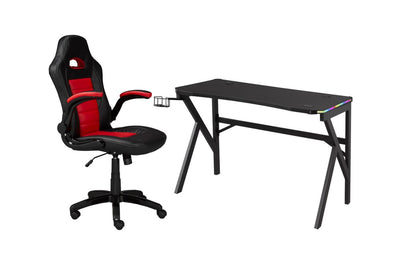 Brassex-Gaming-Desk-Chair-Set-Black-Red-12357-12