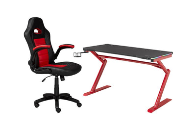 Brassex-Gaming-Desk-Chair-Set-Black-Red-12355-12