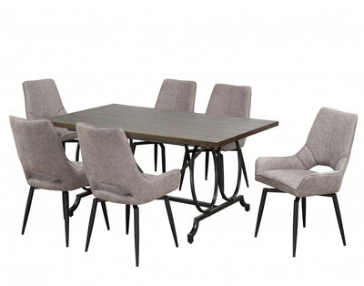 Brassex-7-Piece-Dining-Set-Grey-40077-1