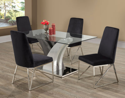 Brassex-5-Piece-Dining-Set-Black-4018-2