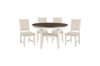 Asher white  Collection Dining Set