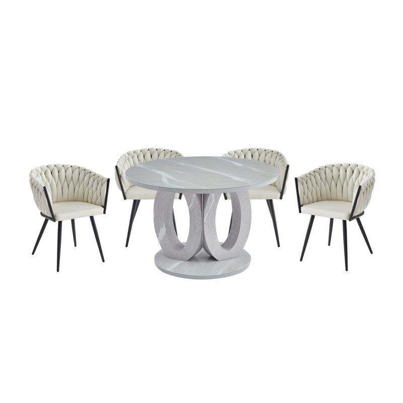 5934-48DT-Round-Dining-Table-with-Glass-&-Faux-Carrara-Marble-21