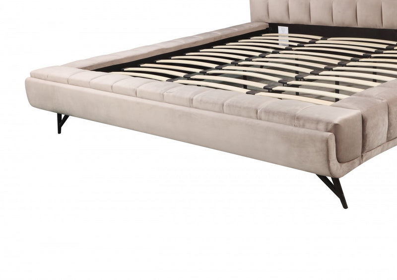 Brassex-Queen-Platform-Bed-Beige-Zx-376Q-Bei-13