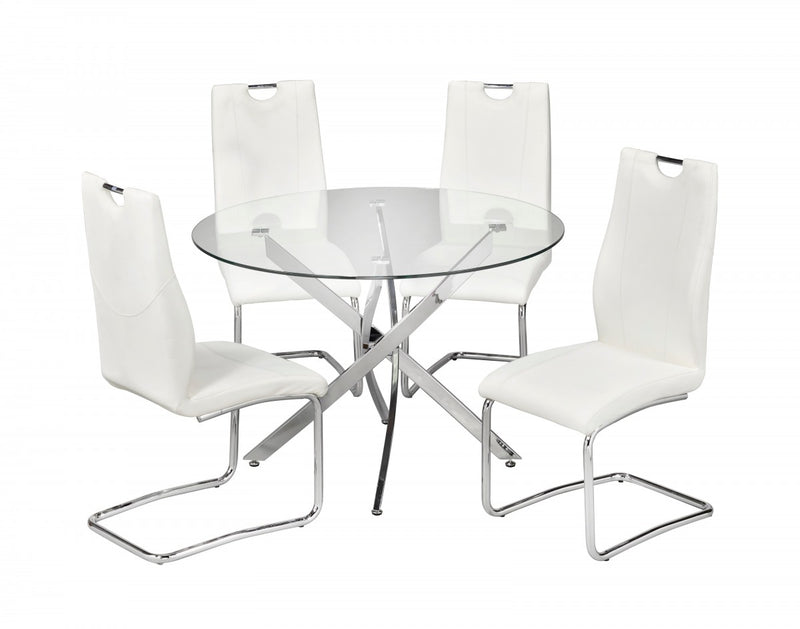 Brassex-5-Piece-Dining-Set-White-4003-1