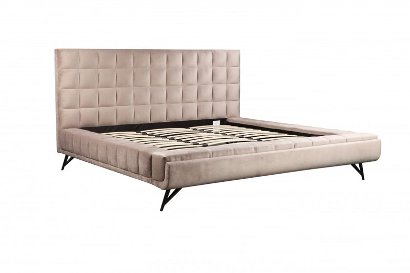 Brassex-Queen-Platform-Bed-Beige-Zx-376Q-Bei-10