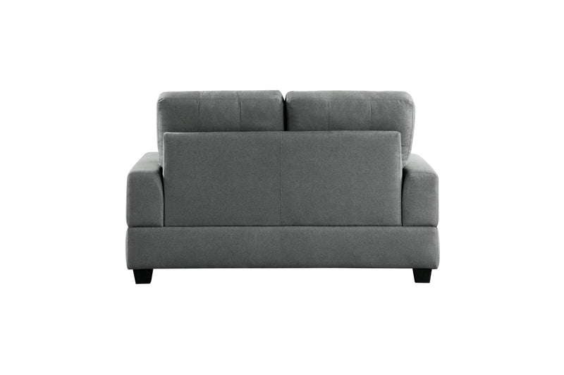 Dunstan Dark Grey Love seat