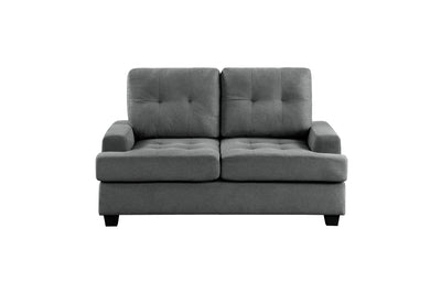 Dunstan Dark Grey Love seat