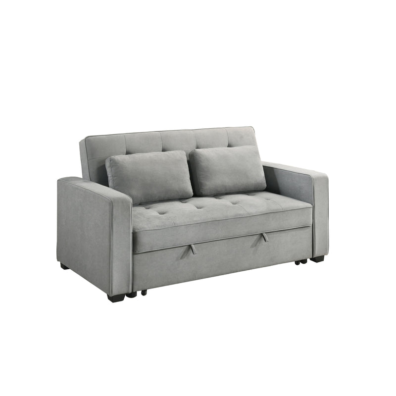 99025LGY-3CL-Sofa-Bed-with-2-Pillows-10