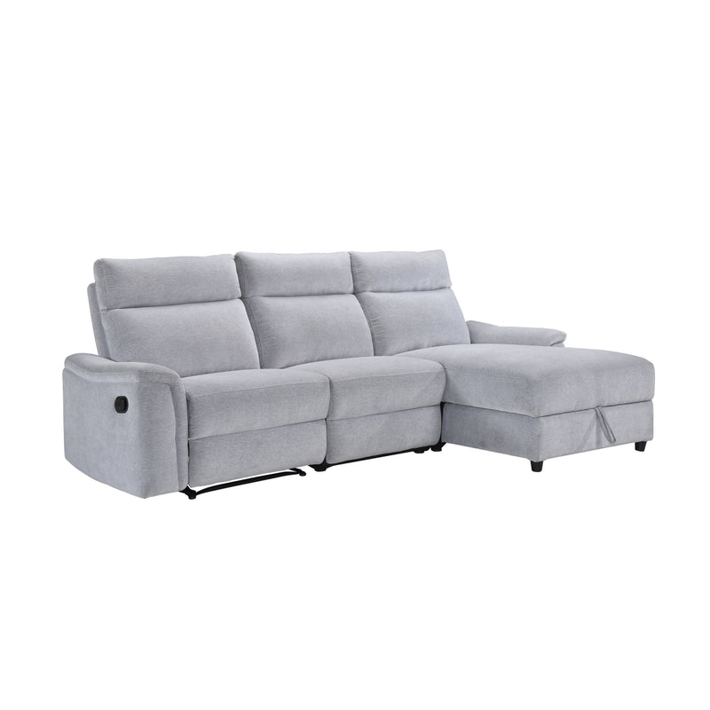 99027GYSSR-3-piece-Sectional-with-Right-Side-Facing-Storage-Chaise-&-Left-Side-Recliner-Grey-Chenille-10