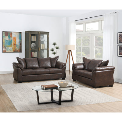 99075BRW-2-Loveseat-Brown-Polished-Microfiber-11