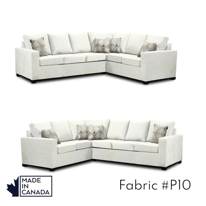 Canadian Made 3 x 2 Sectional | LHF/RHF Configuration | 17 Color Options