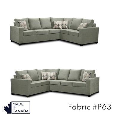 Canadian Made 3 x 2 Sectional | LHF/RHF Configuration | 17 Color Options