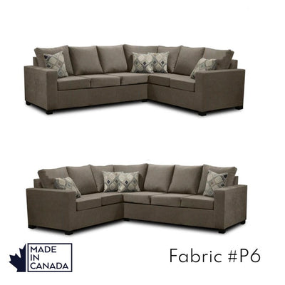 Canadian Made 3 x 2 Sectional | LHF/RHF Configuration | 17 Color Options