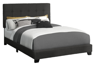 Full Size Upholstered Bed Frame - Transitional Bedroom Furniture