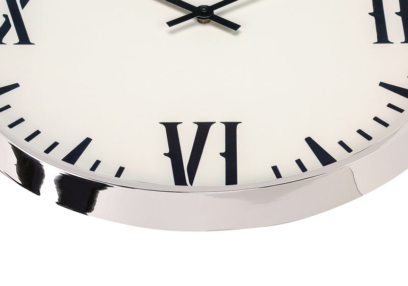 Clocks, 20" Round, Wall Clock, Black, White, Modern