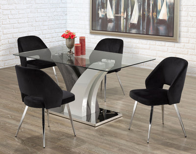 Brassex-5-Piece-Dining-Set-Black-4013-2