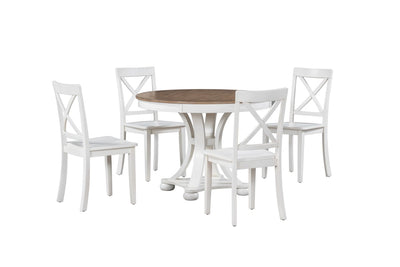 Brassex-5-Piece-Dining-Set-Natural-Oak-Antique-White-122346-1