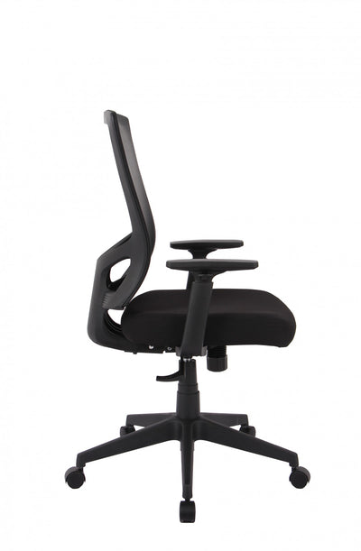 Brassex-Office-Desk-Chair-Set-Black-12365-10