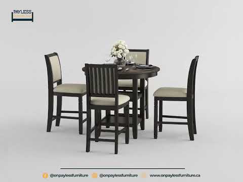 Asher Collection Counter Height Dining Set