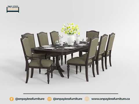 Marston Collection 9 Pcs Dining Set