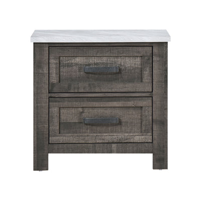 Lowest-price-1457-4-Nightstand-Rustic-Grey-8