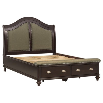 Affordable furniture in Canada: 2615DC-1* Queen Sleigh Platform Bed-4