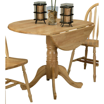 Affordable furniture in Canada: 5140NADT Drop-leaf Pedestal Table-5