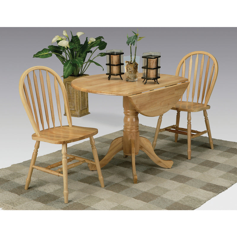 Affordable furniture in Canada: 5140NADT Drop-leaf Pedestal Table-8
