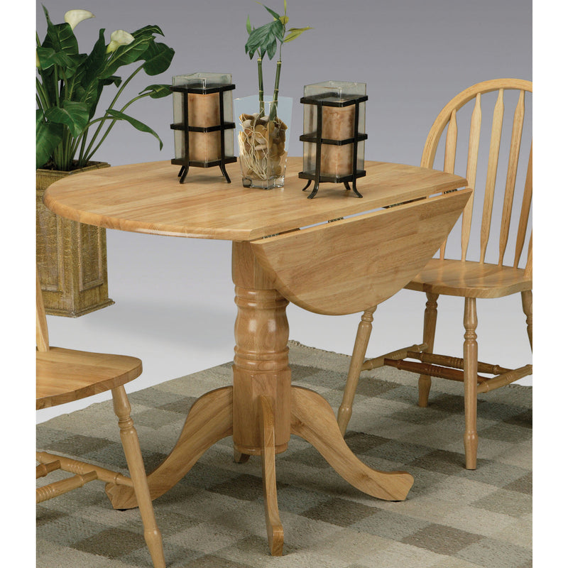 Affordable furniture in Canada: 5140NADT Drop-leaf Pedestal Table-7