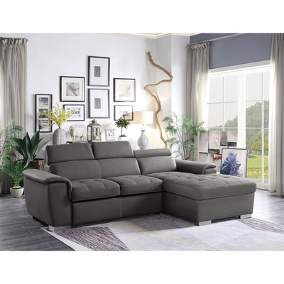 8228GY-2-Piece-Sectional-with-Adjustable-Headrests-8