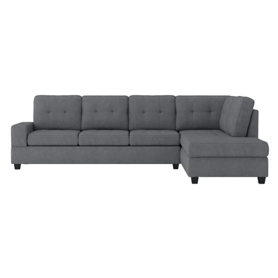 Affordable furniture in Canada - 2-Piece Reversible Sectional with Drop-Down Cup Holders-8