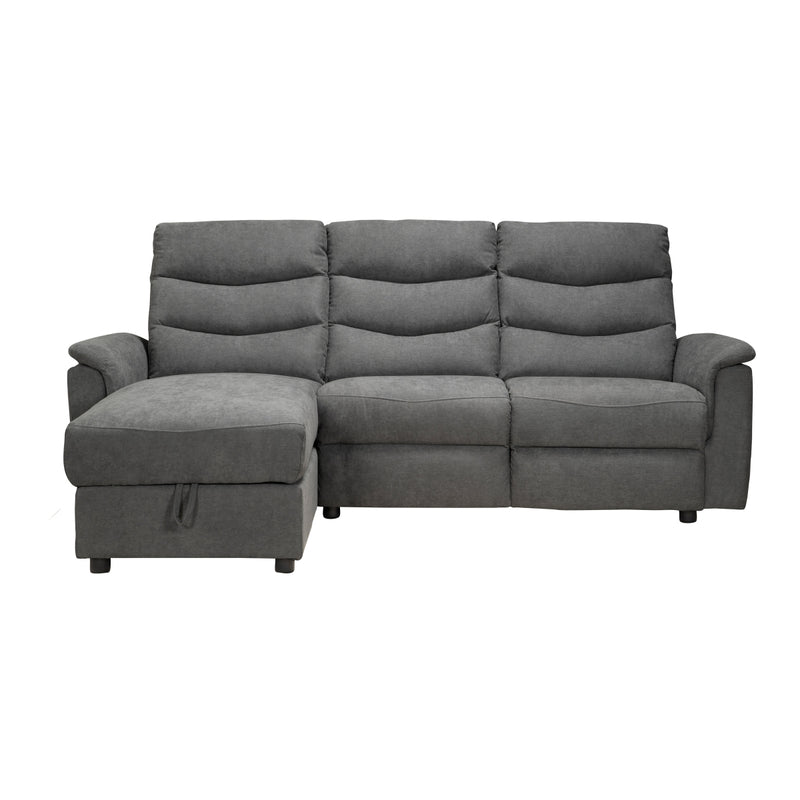 Affordable furniture in Canada: 2-piece sectional with left side storage chaise (99920LGYSS)-6