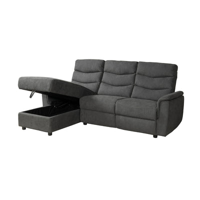 Affordable furniture in Canada: 2-piece sectional with left side storage chaise (99920LGYSS)-8