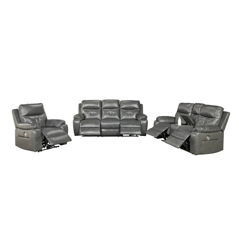 Affordable power reclining sofa with drop-down table in Canada-6