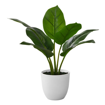 Furniture: 17" Tall Artificial Plant, Real Touch, Green Leaves, Indoor Decorative Greenery