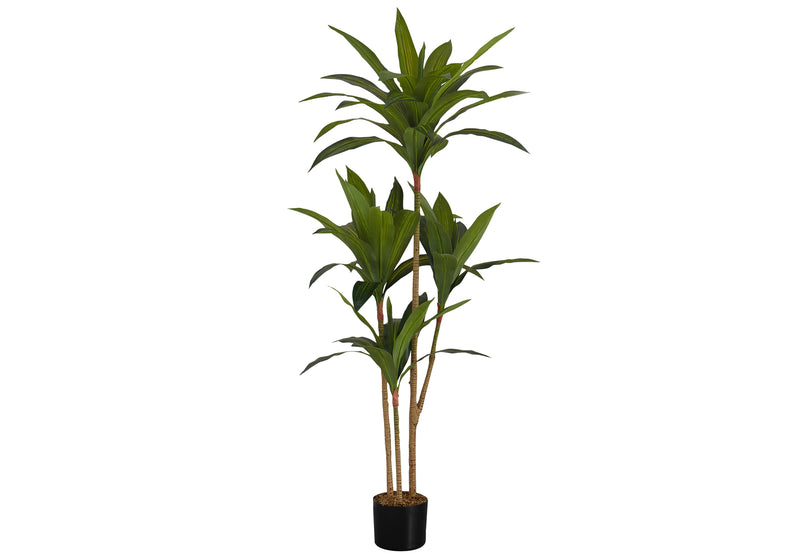 51" Dracaena Tree: Real Touch Green Leaves - Perfect Decorative Floor Greenery