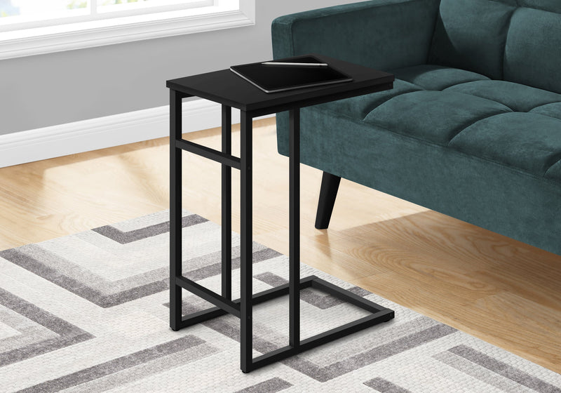 Accent Table - 24"H / Black / Black Metal - I 2170