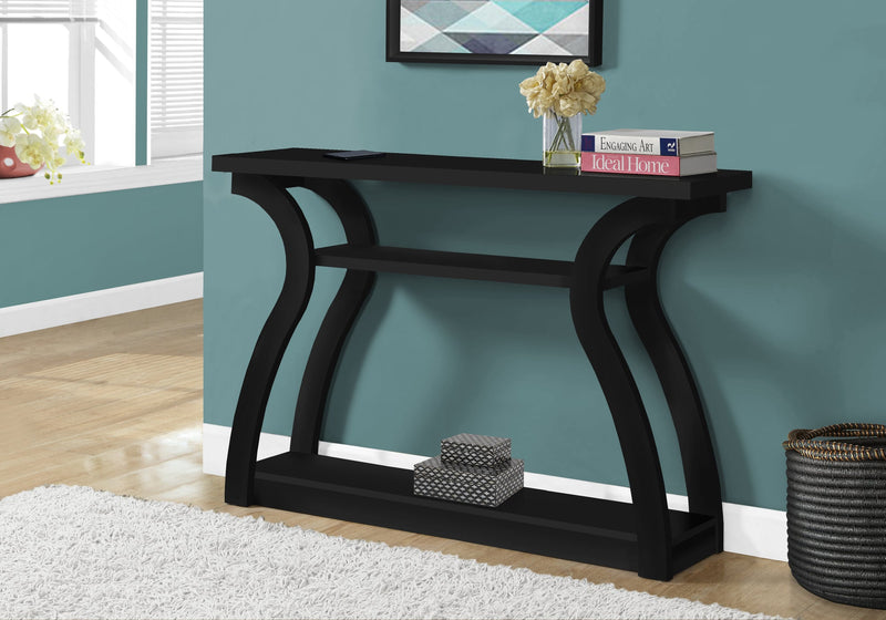 Accent Table - 47"L / Black Hall Console - I 2439