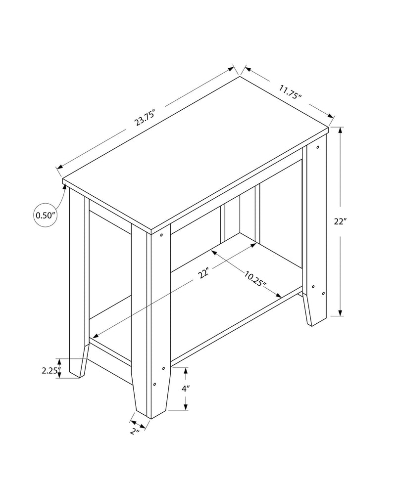 Accent Table - Dark Taupe - I 3115