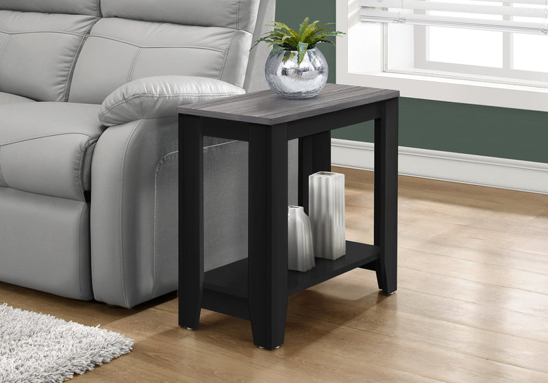 Accent Table - Black / Grey Top - I 3134