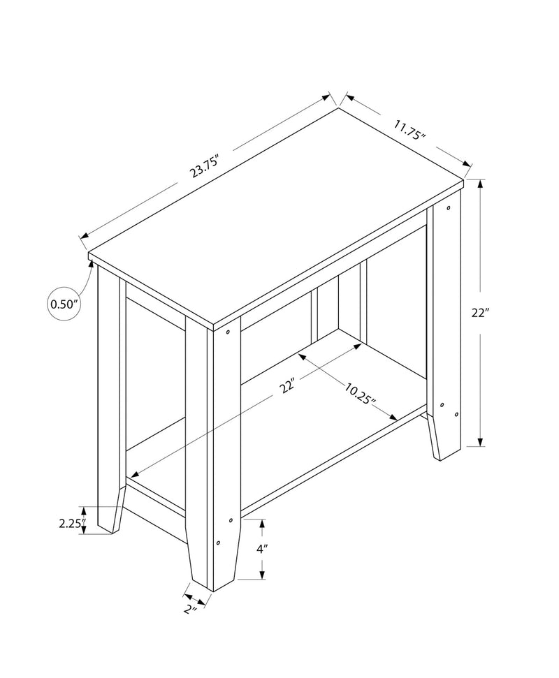 Accent Table - 22"H / Industrial Grey - I 3380