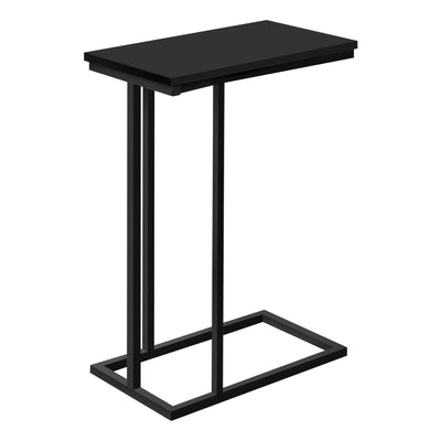 Accent Table - 25"H / Black / Black Metal - I 3467