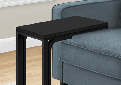 Accent Table - 25"H / Black / Black Metal - I 3477