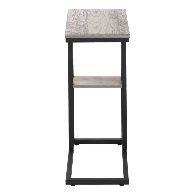 Accent Table - 25"H / Grey / Black Metal - I 3671