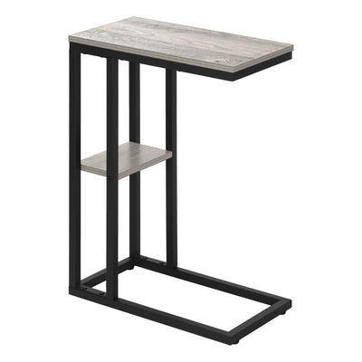 Accent Table - 25"H / Grey / Black Metal - I 3671