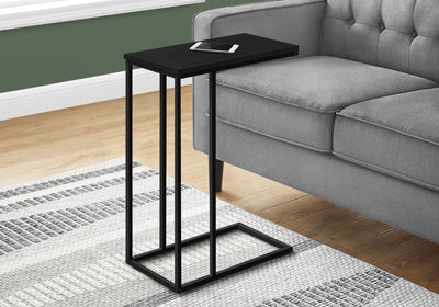 Accent Table - 25"H / Black / Black Metal - I 3761