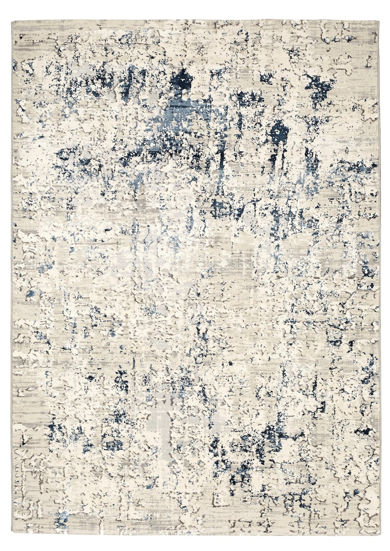 Soft Powerloomed Grey Blue Rug - VI-PAN-46-5430A-GRBL