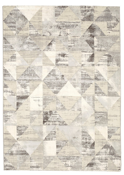 Soft Powerloomed Grey Rug 6188B - VI-PAN-46-6188B-GRY