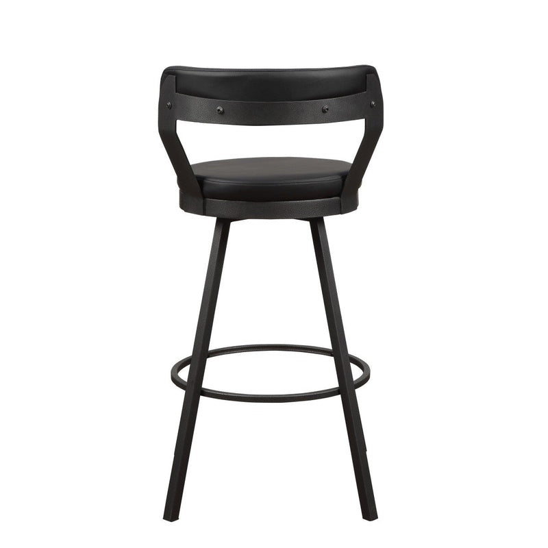 Appert Collection Swivel Pub Height Chair, Black - MA-5566-29BK